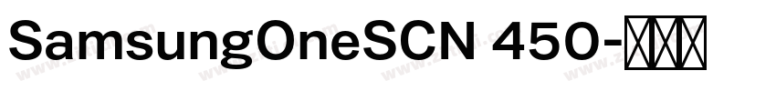 SamsungOneSCN 450字体转换